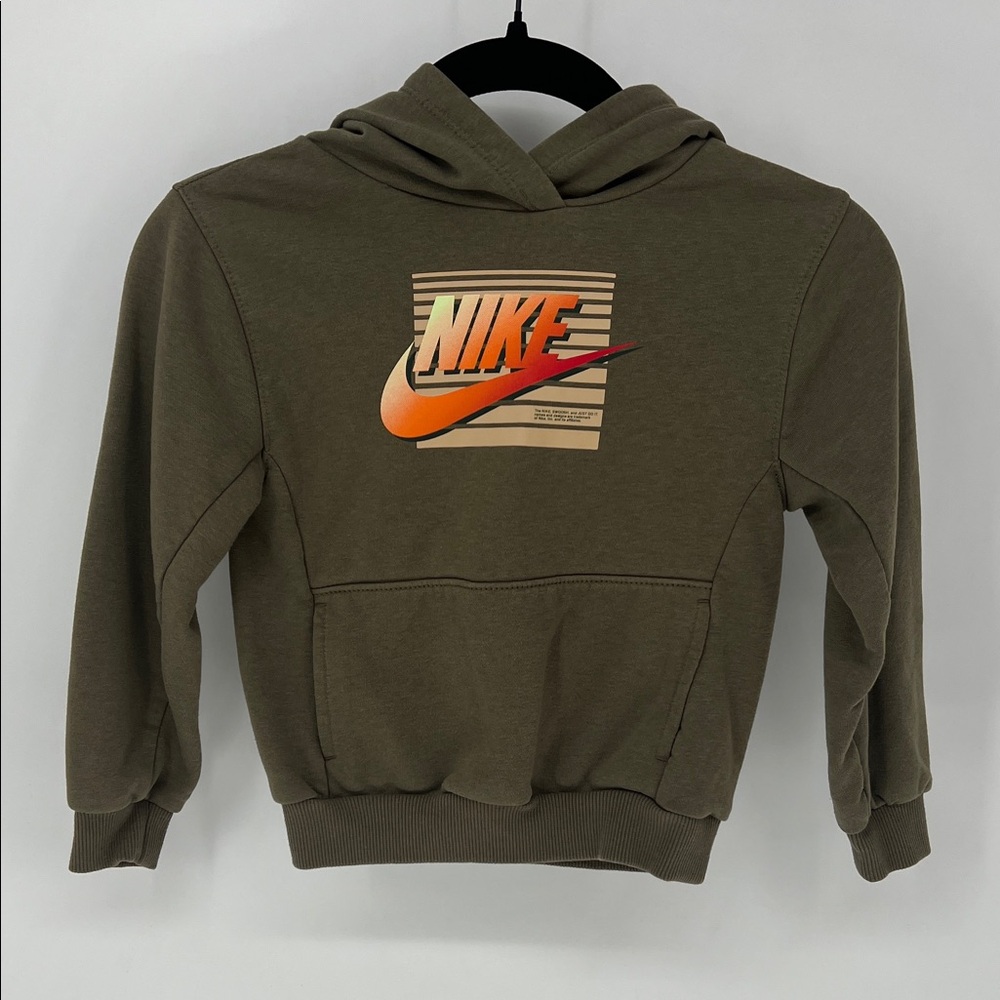 Nike Kids Olive Green Hoodie
